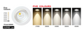 PHL10D Dome 10W Five Colour LED Gimbal Downlight