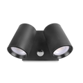 PHL4282SQ Lux Square Base IP65 Double Spotlight With Sensor