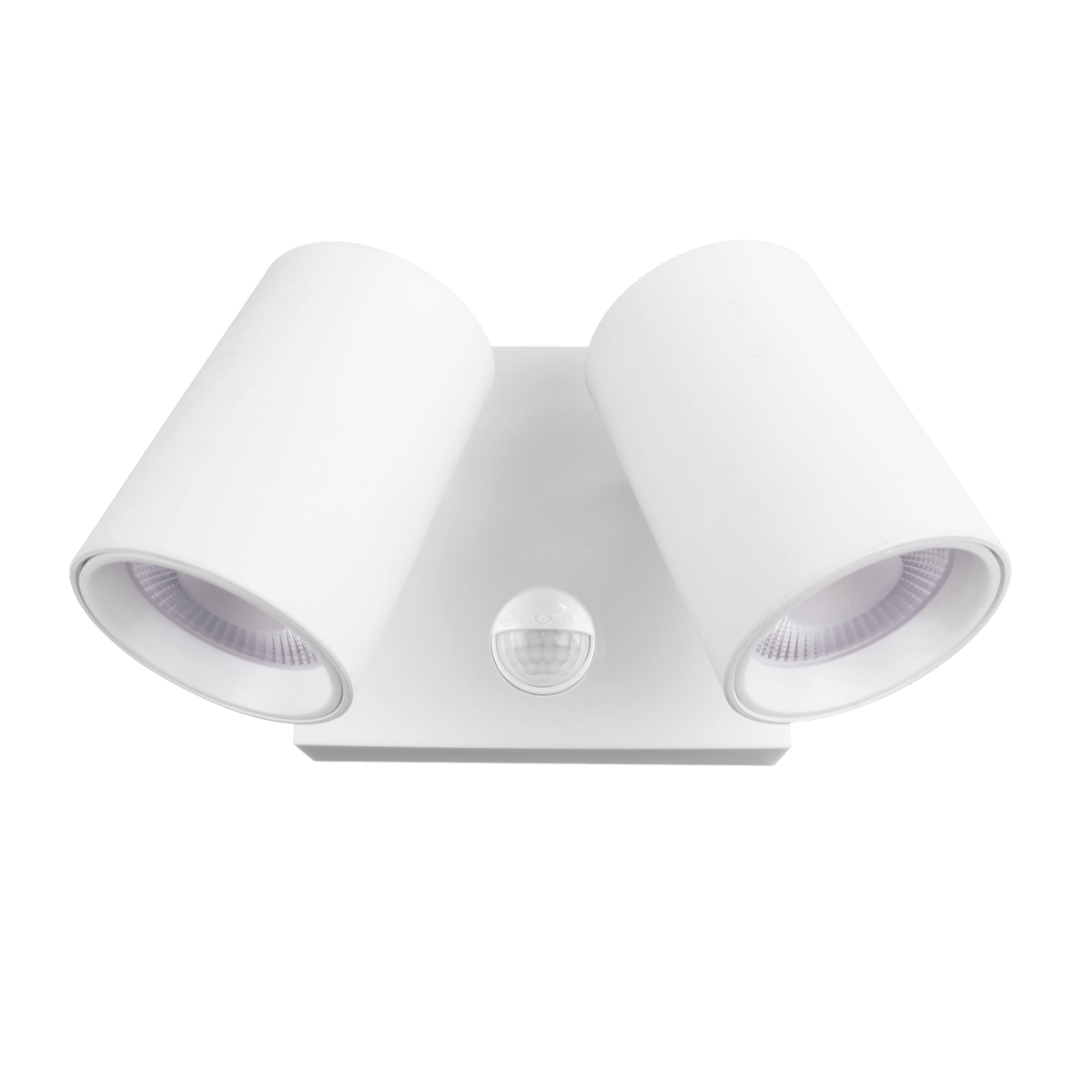 PHL4282SQ Lux Square Base IP65 Double Spotlight With Sensor