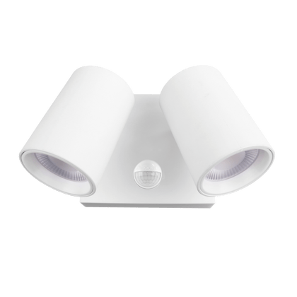 PHL4282SQ Lux Square Base IP65 Double Spotlight With Sensor
