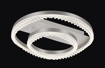PHL6201-2CTC Glacier Two Ring Ceiling Light
