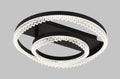 PHL6201-2CTC Glacier Two Ring Ceiling Light