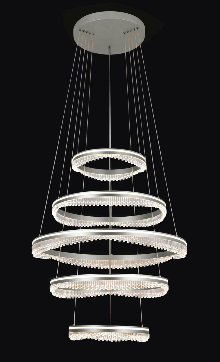 PHL6201-5 Glacier 5 Ring LED CCT Pendant