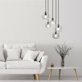 Oriel Lighting Reno 5 Light Clear Glass Pendant