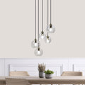Oriel Lighting Reno 5 Light Clear Glass Pendant
