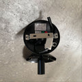 Oriel Lighting Newton Black and Clear Glass Wall Light
