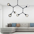 Oriel Lighting Padau 170cm Contemporary Clear Glass Pendant