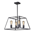 Oriel Lighting Southport 4 Light Urban Retro Pendant