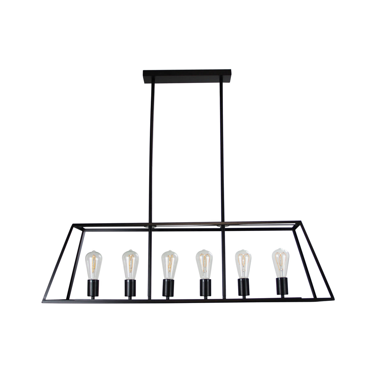 Oriel Lighting Southport 6 Light Urban Retro Pendant