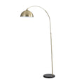 Oriel Lighting Marmo Arc Floor Lamp with Marble Base