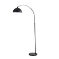 Oriel Lighting Marmo Arc Floor Lamp with Marble Base