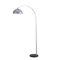 Oriel Lighting Marmo Arc Floor Lamp with Marble Base