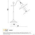 Oriel Lighting Boston Table Lamp
