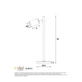 Oriel Lighting Ponte Desk Lamp Black