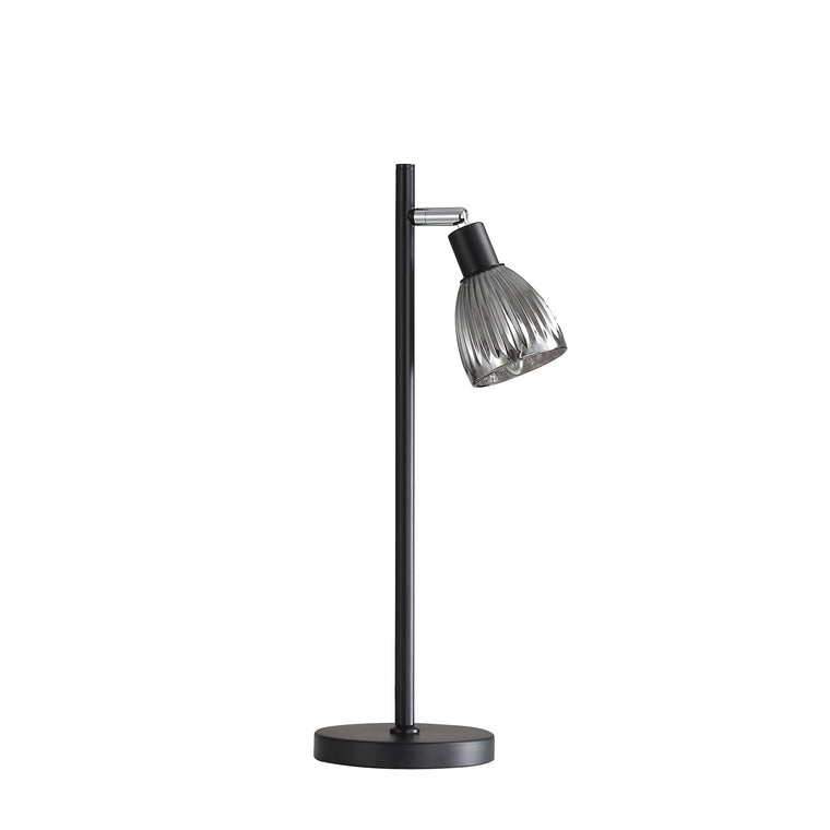 Oriel Lighting Alma Smoked Glass Task Lamp