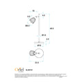 Oriel Lighting Alma Smoked Glass Task Lamp