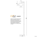 Oriel Lighting Ari Mid-Century Floor Lamp