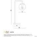 Oriel Lighting Newton Table Lamp