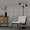 Oriel Lighting Walt Twin Flexible Neck Floor Lamp Black with Brushed Chrome