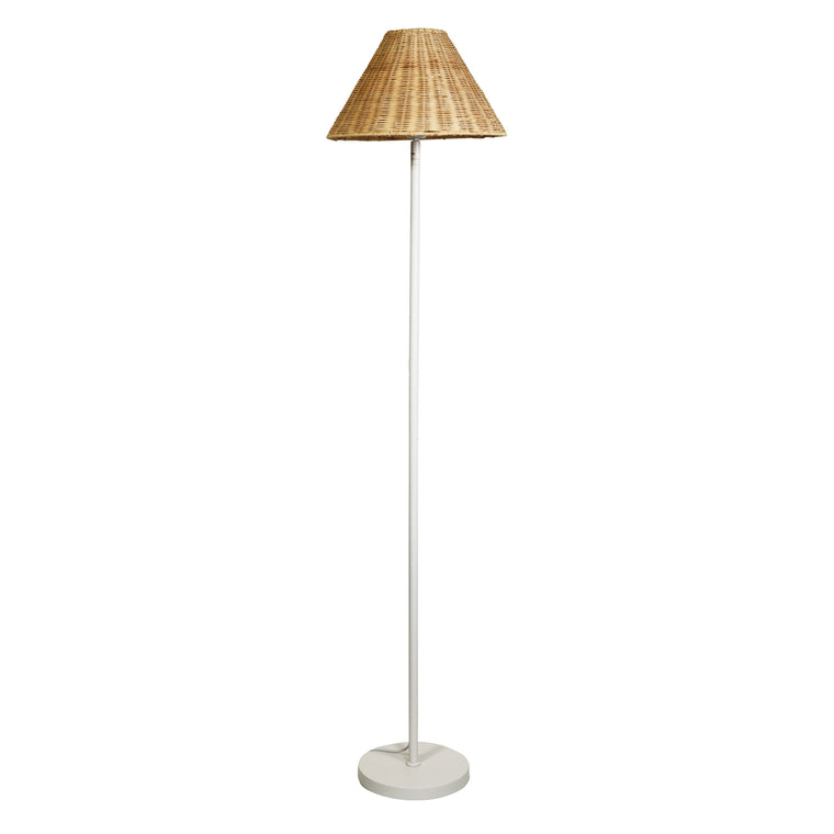 Oriel Lighting Belize Rattan Floor Lamp