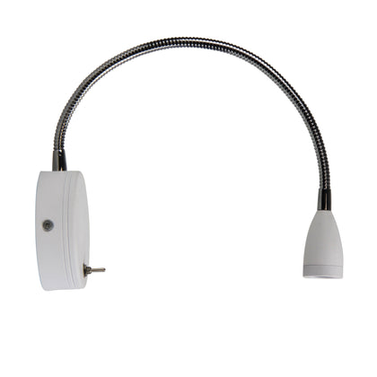 Oriel Lighting Flexi 3W LED Switched Flexible Wall Light