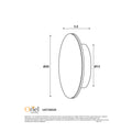 Oriel Lighting CIRCO.20 IP65 Outdoor LED Wall Light